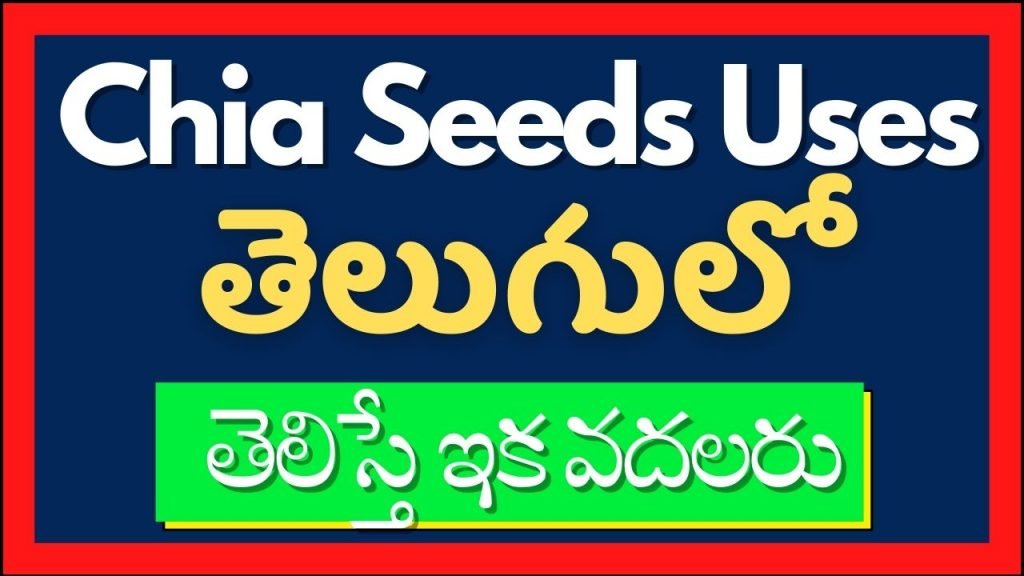 Chia Seeds In Telugu 2021 చియా గింజలు ఉపయోగాలు & సైడ్ ఎఫెక్ట్స్