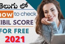How to check cibil score online free with pan card in telugu 2021