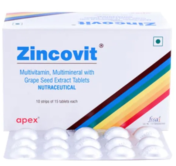Zincovit tablet uses in telugu