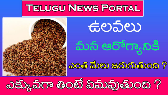 Horse Gram seeds in Telugu uses