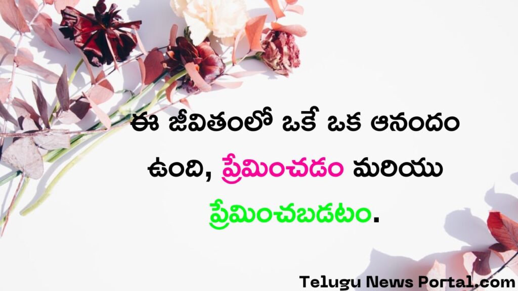 Good life Quotations In Telugu