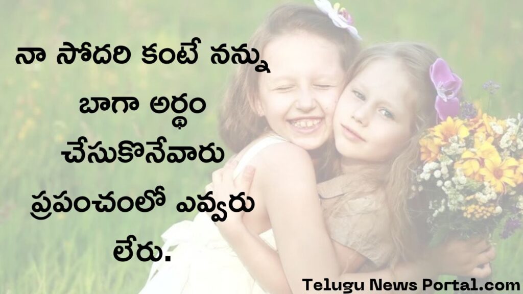 sister quotes in telugu