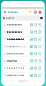 What's app Chatting Font Styles In Telugu