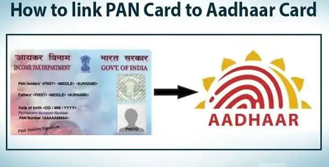 how to link pan card with aadhar