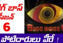 బిగ్ బాస్ తెలుగు సీజన్ 6 కంటెస్టెంట్ల లిస్టు ఇదే ! bigg boss telugu 6 contestants list with photos