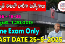 విద్యుత్ శాఖలో భారీగా ఉద్యోగాలు | CPRI Notification 2025 CPRI Notification 2025